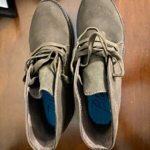 Blowfish Brown Suede Lace-Up Ankle Booties